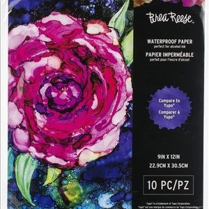 Brea Reese Alcohol Ink Waterproof Paper
